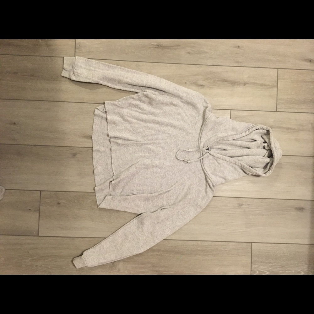 grey brandy melville hoodie